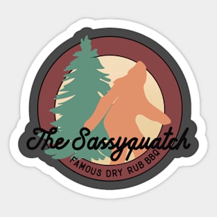 Sassyquatch Sticker